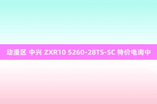 动漫区 中兴 ZXR10 5260-28TS-SC 特价电询中