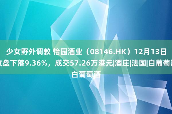 少女野外调教 怡园酒业（08146.HK）12月13日收盘下落9.36%，成交57.26万港元|酒庄|法国|白葡萄酒
