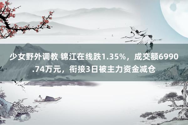 少女野外调教 锦江在线跌1.35%，成交额6990.74万元，衔接3日被主力资金减仓