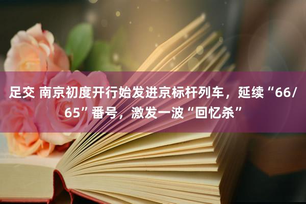 足交 南京初度开行始发进京标杆列车，延续“66/65”番号，激发一波“回忆杀”