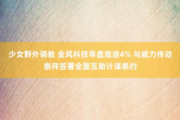 少女野外调教 金风科技早盘涨逾4% 与威力传动崇拜签署全面互助计谋条约